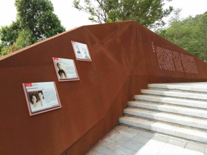 贾汪耐候钢挡土墙